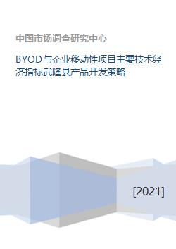 BYOD與企業(yè)移動性項目技術(shù)經(jīng)濟(jì)指標(biāo)分析及武隆縣產(chǎn)品開發(fā)策略